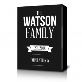 Family Population Canvas Print