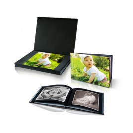 11"x8" (28x20cm) Padded Cover Book with Case 20-80 pages
